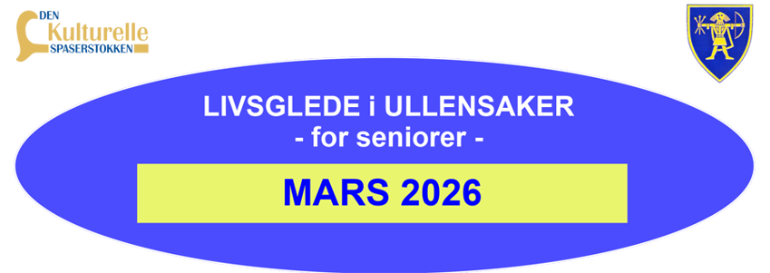Livsglede for seniorer mars 2026