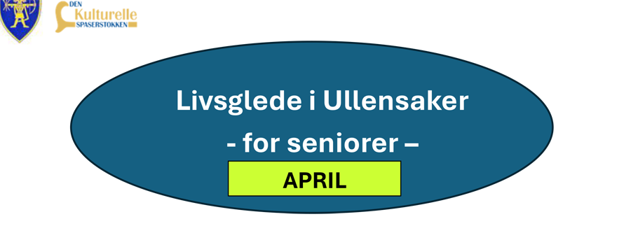 Livsglede for seniorer april 2026