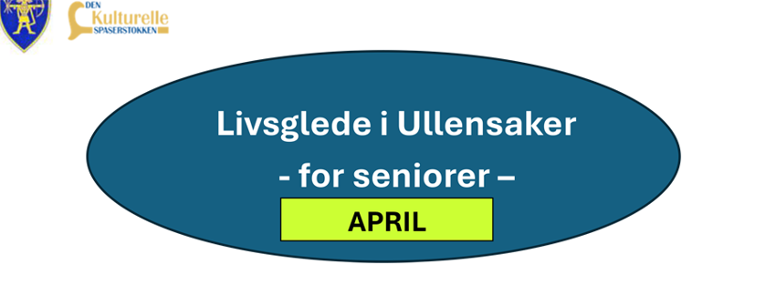 Livsglede for seniorer april 2026