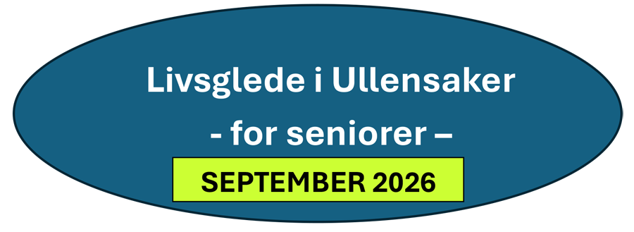 Program Livsglede og Seniordager september 