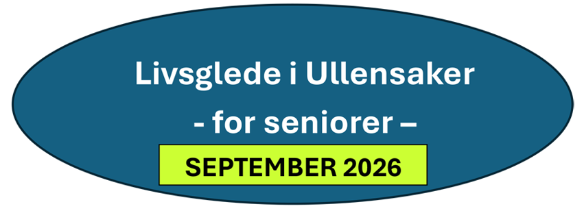 Program Livsglede og Seniordager september 